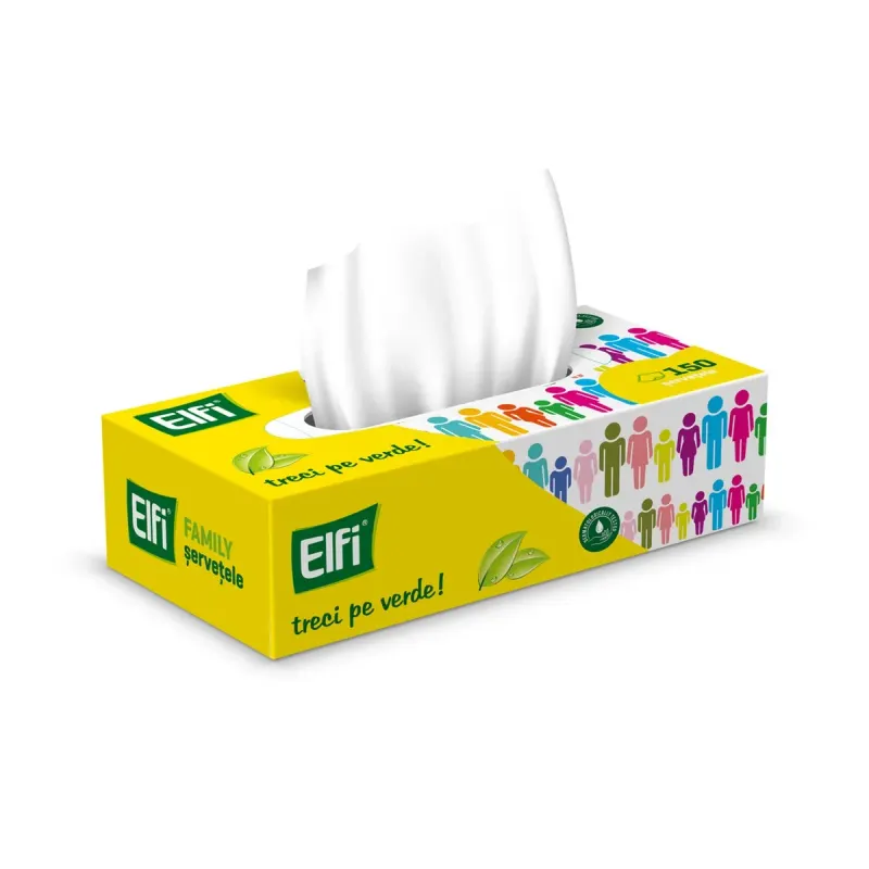 Elfi Servetele La Cutie 2 Straturi 150 bucati