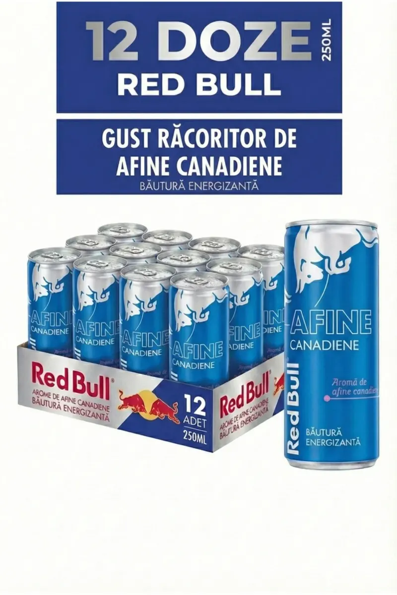 REDBULL CANADIAN BLUEBERRIES, 0.25L x 12 PIECES, CAN