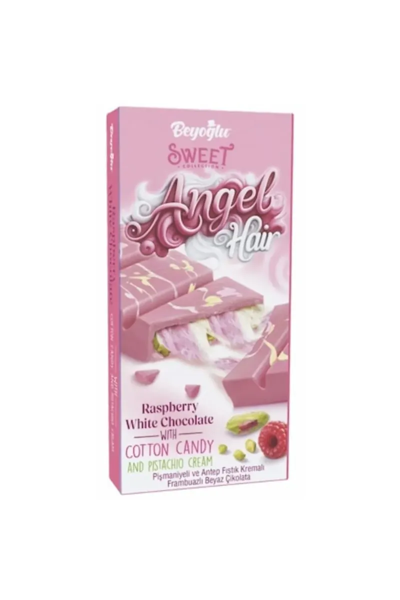 Angel Hair Chocolate with Pistachio and Cotton Candy, Beyoglu 185 g