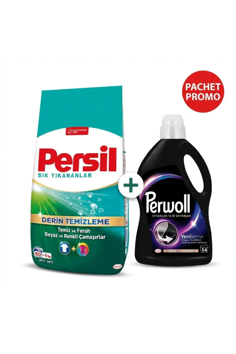 Mega Laundry Duo: 2.97 Black + 9 kg powder detergent