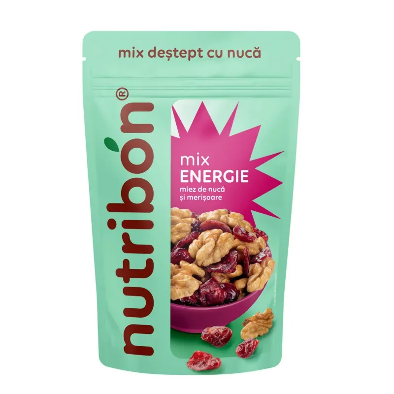 nutribon Mix cu Merisoare Indulcite si Caju 150 g