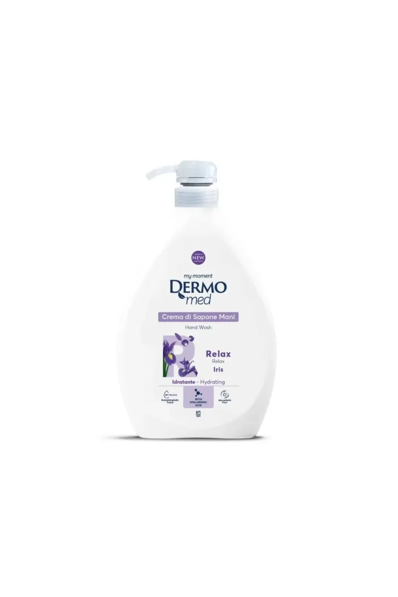 cream liquid soap with talc and iris with pump, 1000 ml