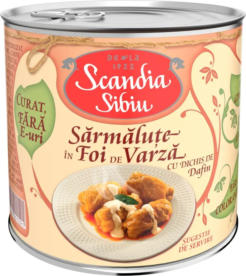 Scandia Sibiu Sarmalute cu Carne de Porc 6 x 400 g