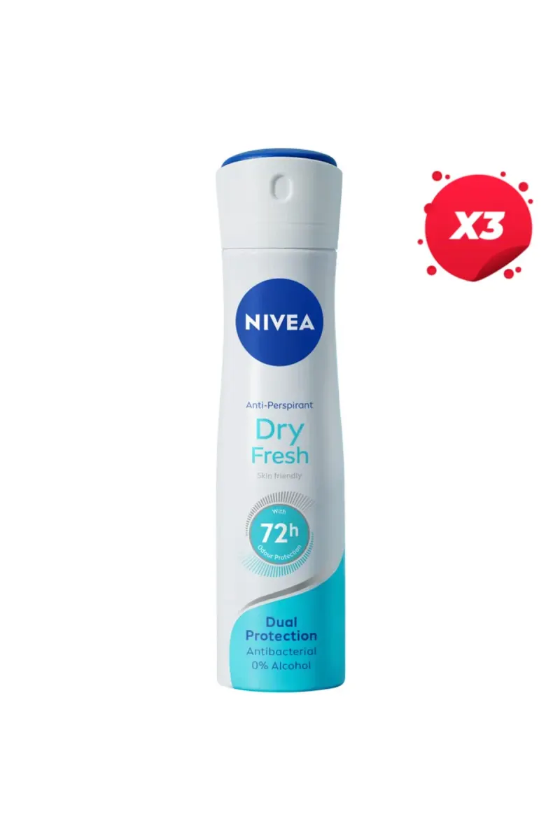 SET 3 BUCATI - ANTIPERSPIRANT DEO 200ML DRY FRESH