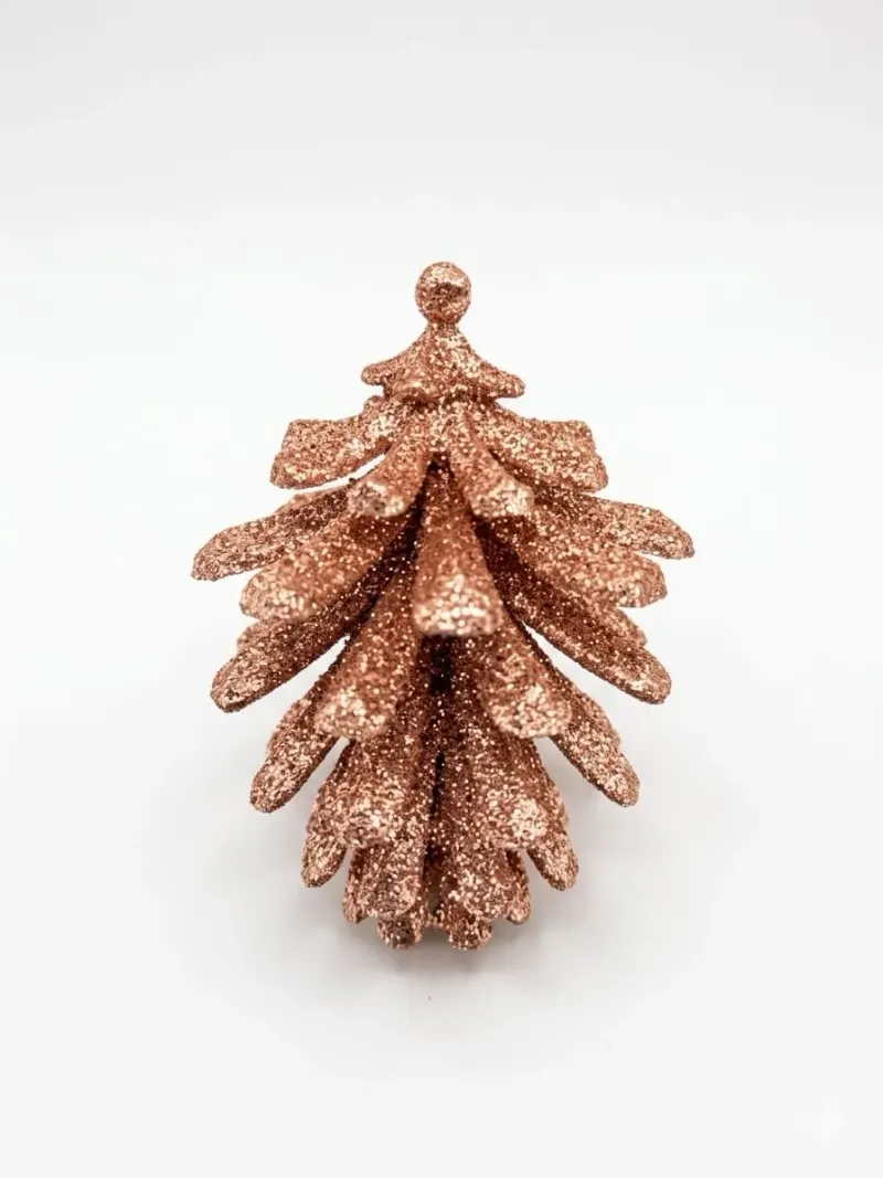 Decoratiune Con cu Glitter Cooper 9 x 8 x 7 cm