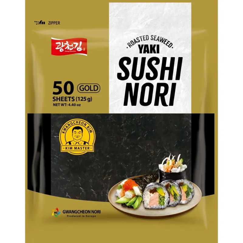 YAKI Sushi Nori 50 de Foi 125 g