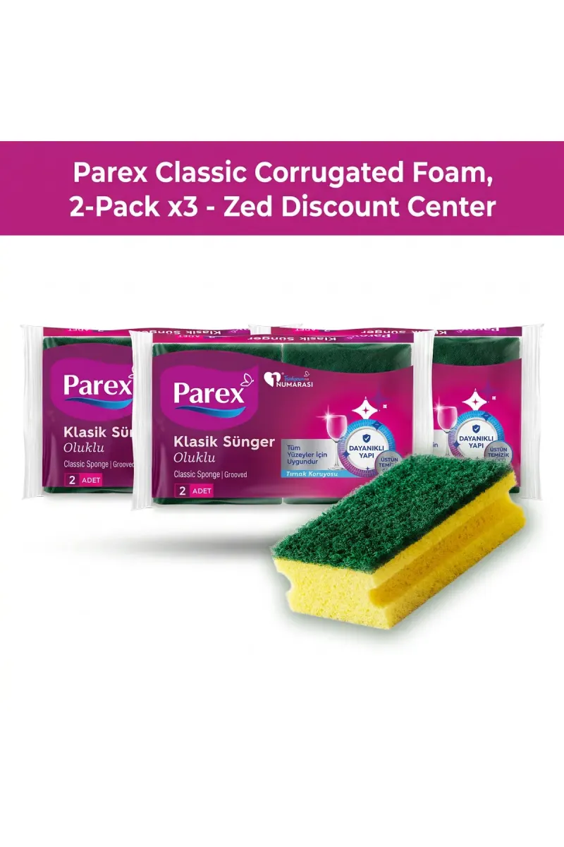 Classic Corrugated Foam, 2-Pack x3