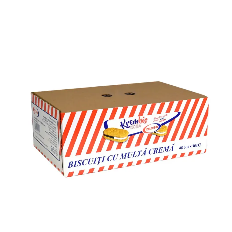 TECSA Krembis EXTRA Biscuiti Duo Cream 48 x 36 g