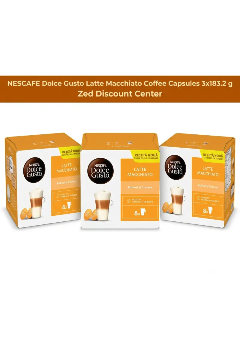 NESCAFE Dolce Gusto Latte Macchiato Coffee Capsules 3x183.2 g