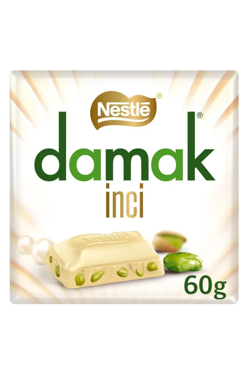 Damak Inci White Chocolate with Pistachios 60 g