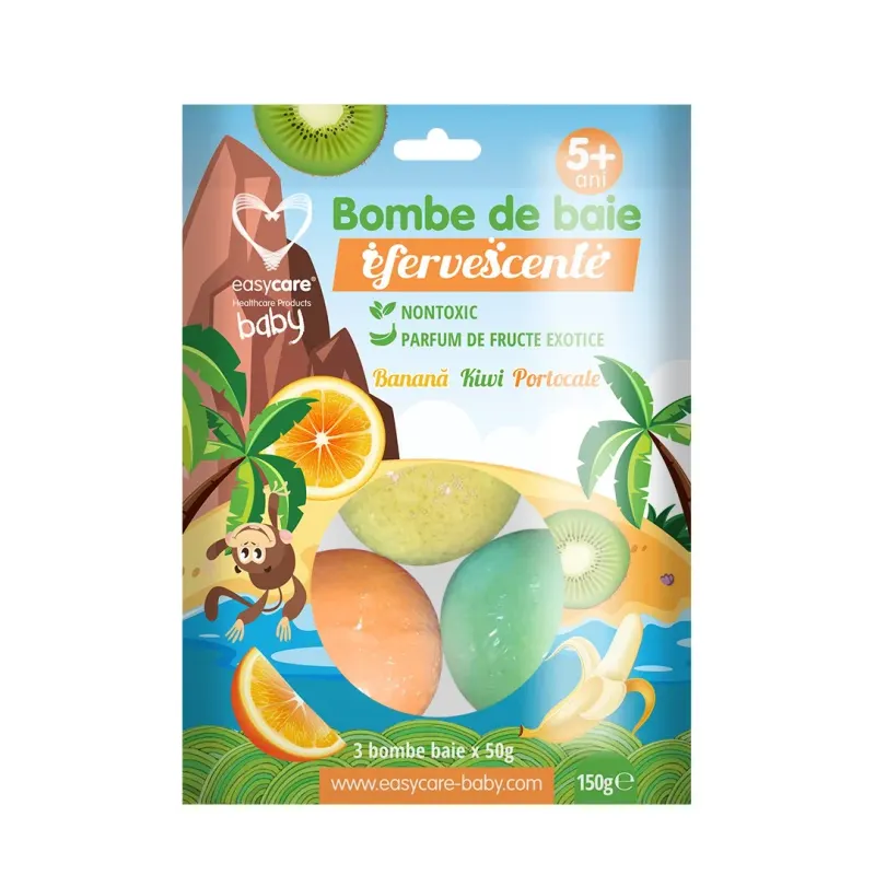 easycare Baby Bombe de Baie Fructe Exotice 150 g
