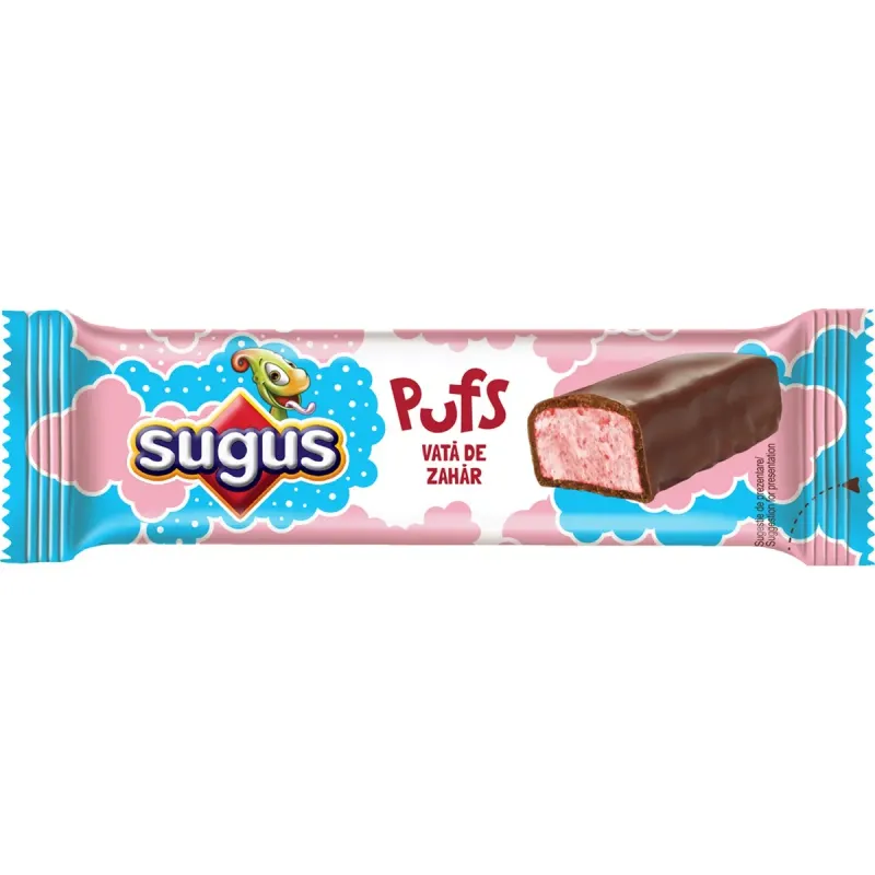 SUGUS Pufs Baton Vata de Zahar 28 x 21 g