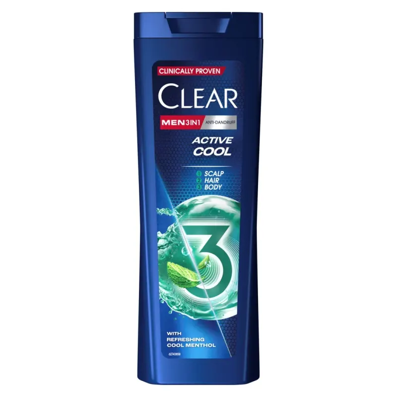 CLEAR Men Sampon 3In1 Cool 360 ml