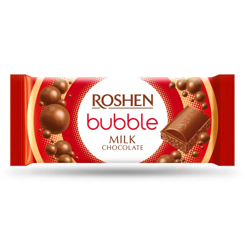 ROSHEN Ciocolata Aerata cu Lapte 80 g