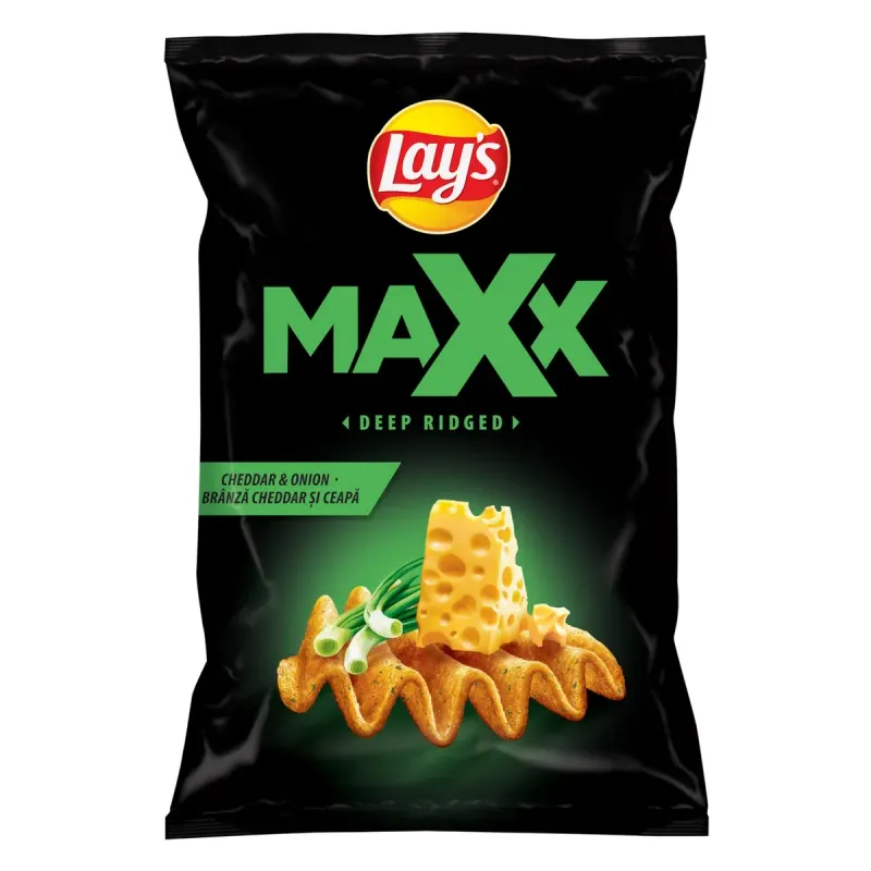 Lay's Maxx Chedar si Ceapa 115 g