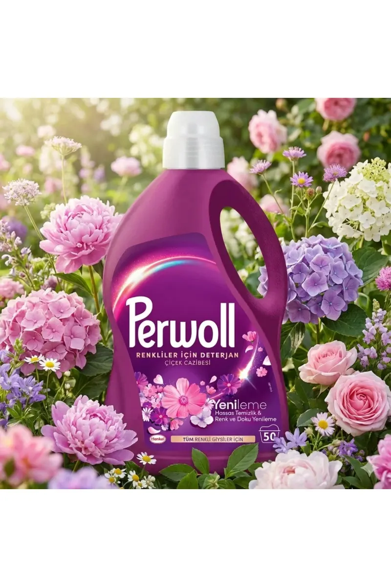 "Flower Attraction" Liquid Detergent for Colored 2.7 L