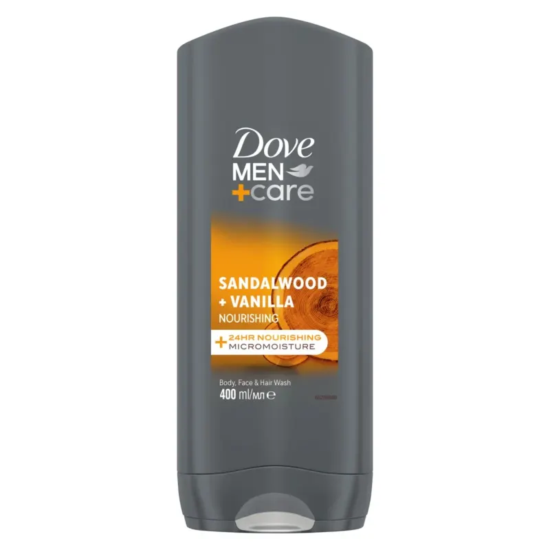Dove Men Gel de Dus Lemn de Santal 400 ml
