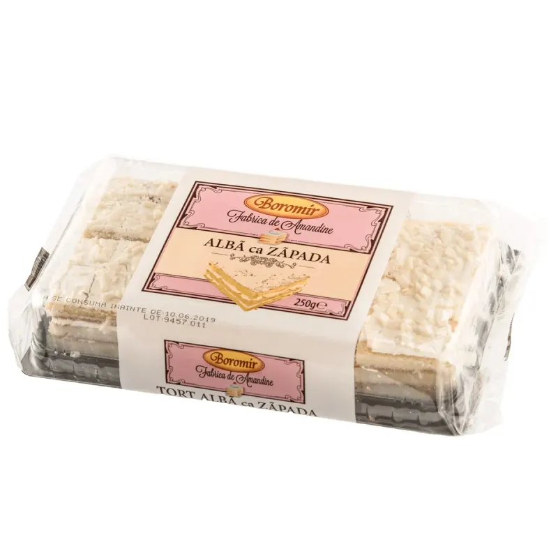 Boromir Prajitura Alba ca Zapada 250 g