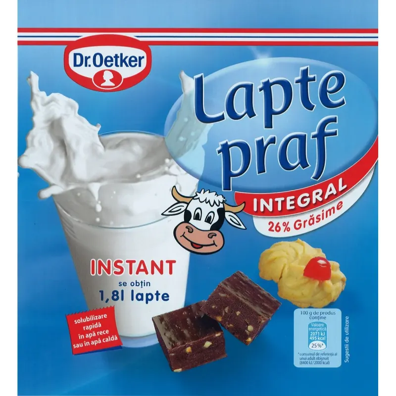 Dr.Oetker Lapte Praf Integral 250 g