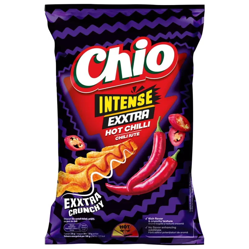 Chio Chips Extra Intens Chilli Iute120 g