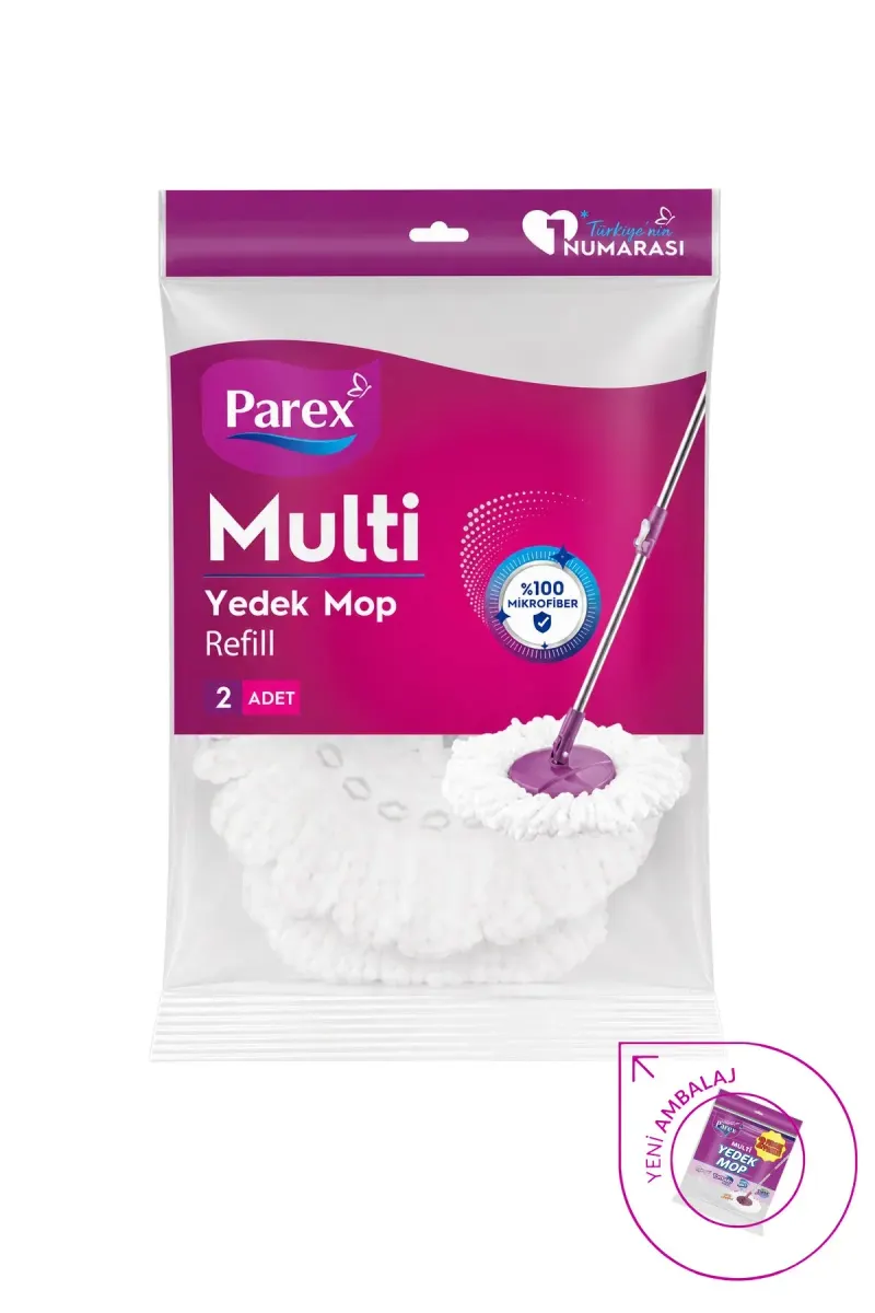 Multi Replacement Mop 2-Pack (Black Edition, Tornoda, Tinny, Smart, Spinner, Quick Compatible)