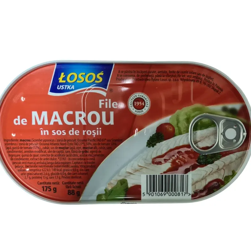 LOSOS File Macrou in Sos Tomat 175 g