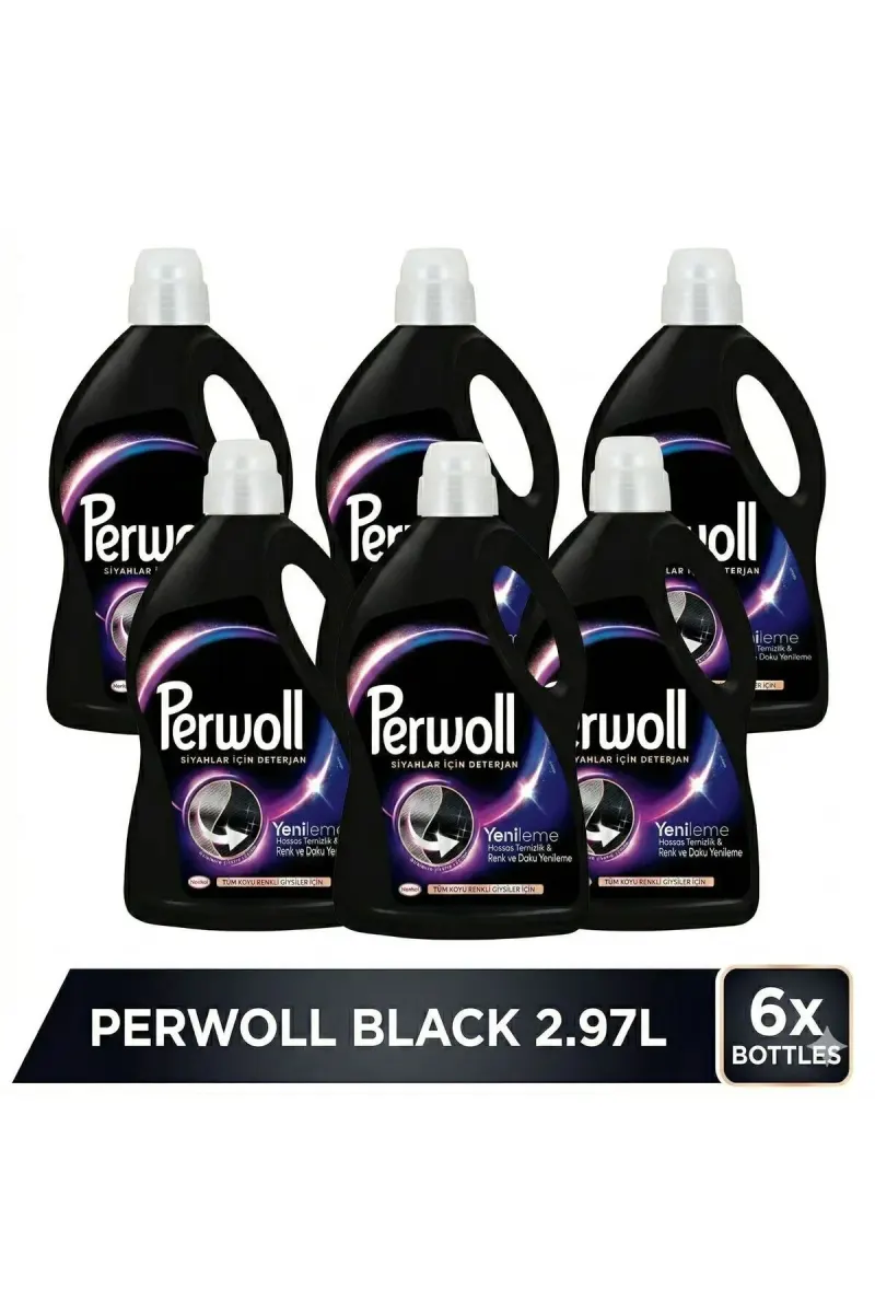 Black Liquid Laundry Detergent 6X 2.97L