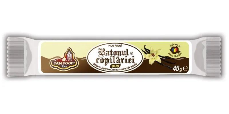 BATONUL COPILARIEI cu Cacao si Vanilie 30 x 45 g