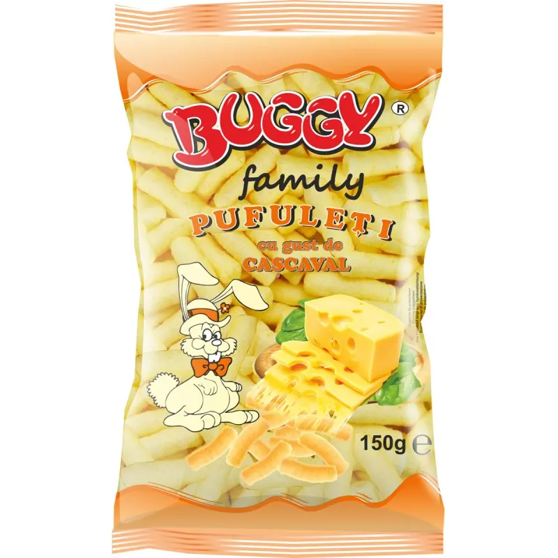 BUGGY Pufuleti cu Aroma De Cascaval 150 g