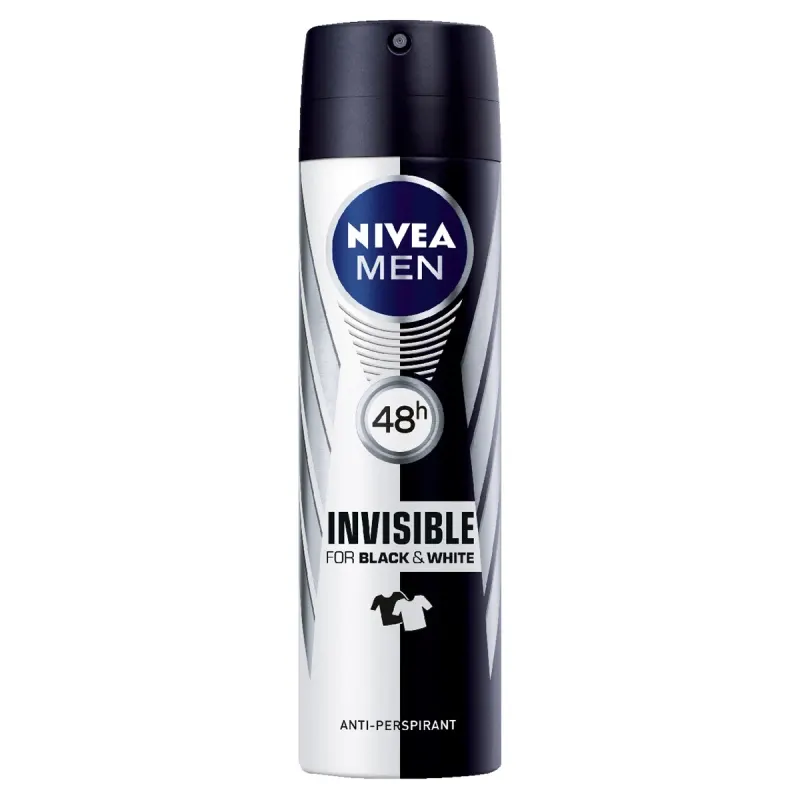 NIVEA Deodorant Spray Men Black & White Invisible Power 150 ml