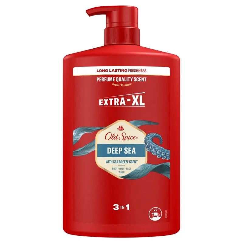 Old Spice Deep Sea 3in1 Gel de Dus si Sampon 1 L