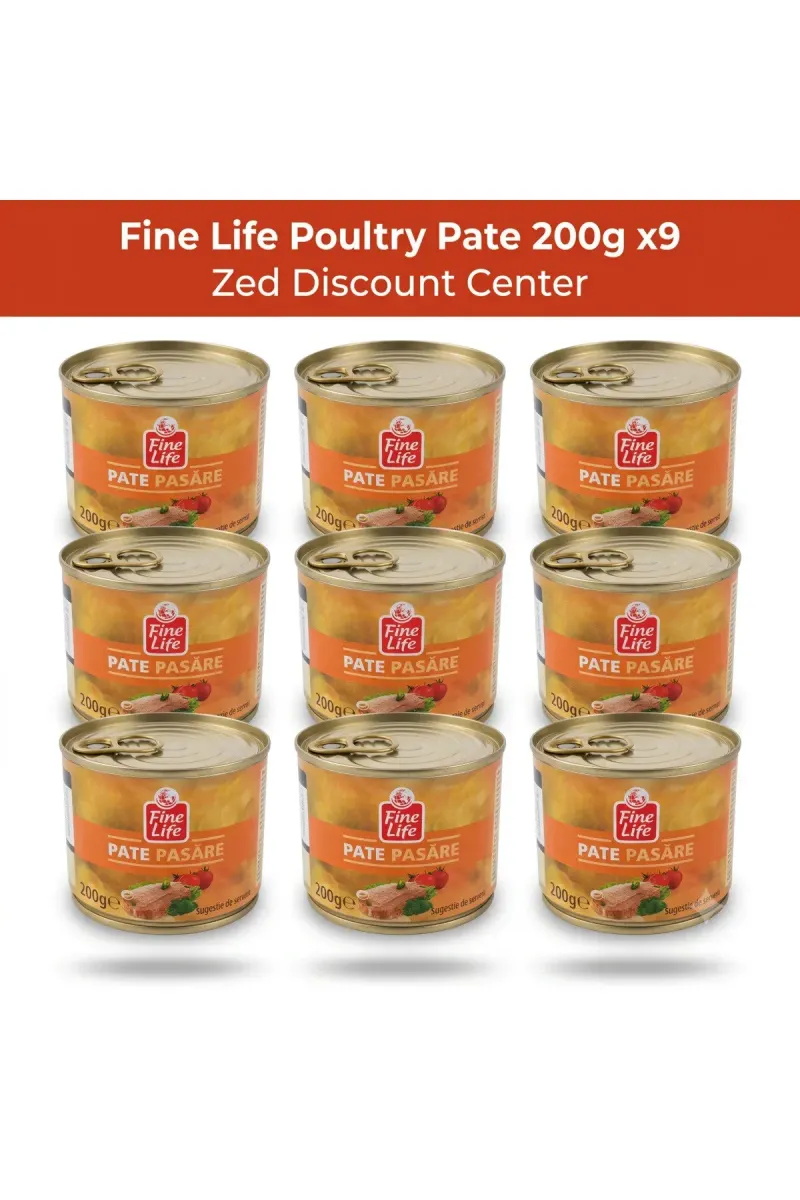 Poultry Pate 200g x9