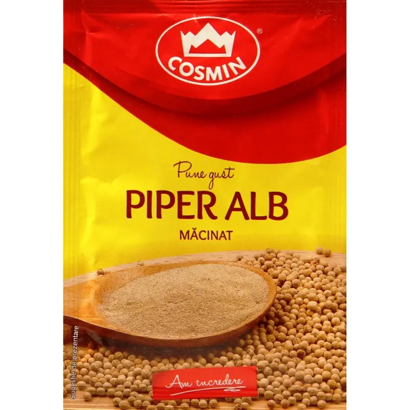 COSMIN Piper Alb Macinat 5 x 17 g