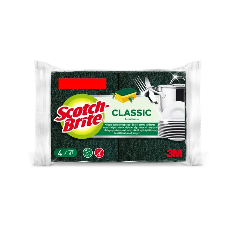 SCOTCH BRITE Burete Protectie 4 bucati