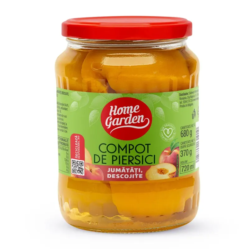 Home Garden Compot de Piersici 720 ml