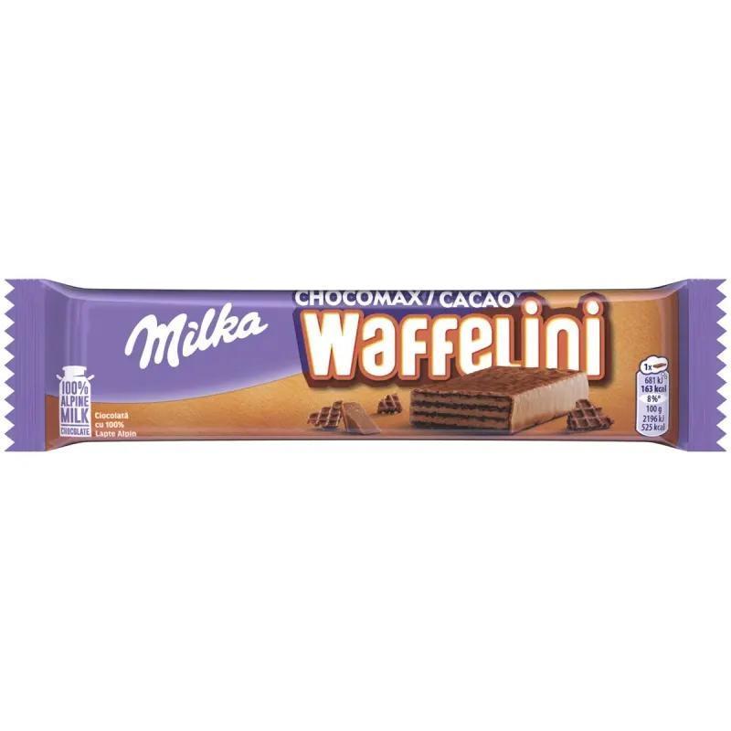 milka Wafellini Napolitana Crema Ciocolata 31 g