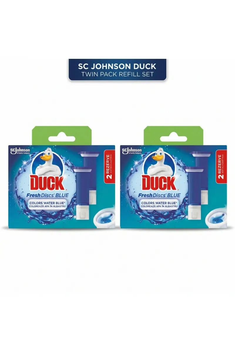 Pack 2 X Fresh Discs Blue Toilet Air Freshener 2 x 36 ml