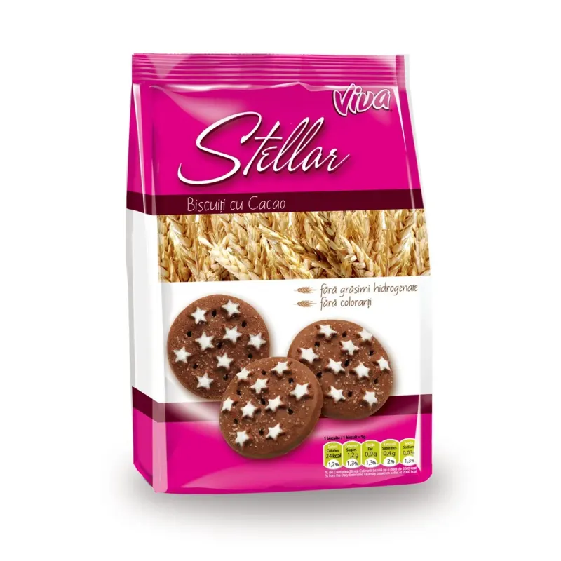 Viva Biscuiti Stellar Cacao 150 g