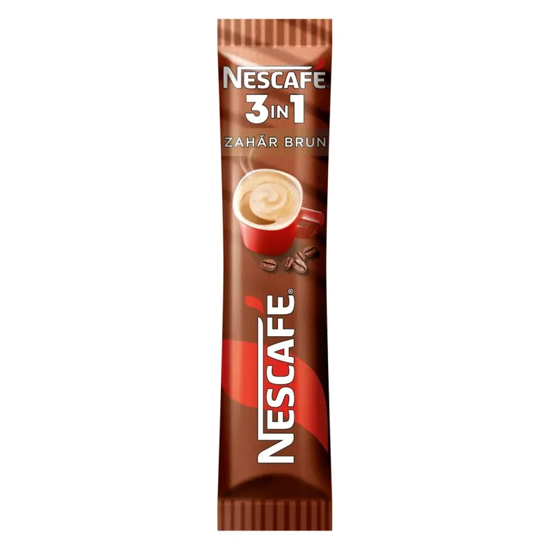 NESCAFE 3in1 Zahar Brun Cafea Instant 24 x 16,5 g