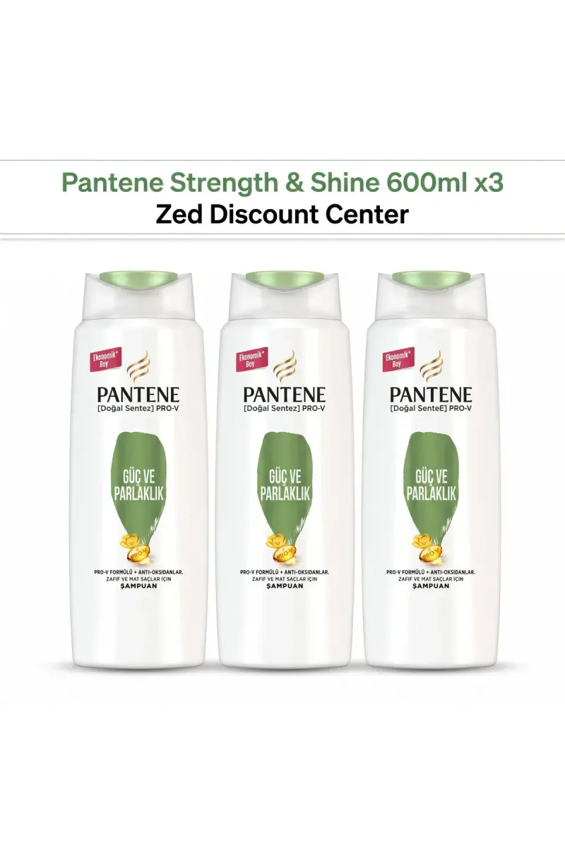 Shampoo Synthesis Strength & Shine 600ml x3