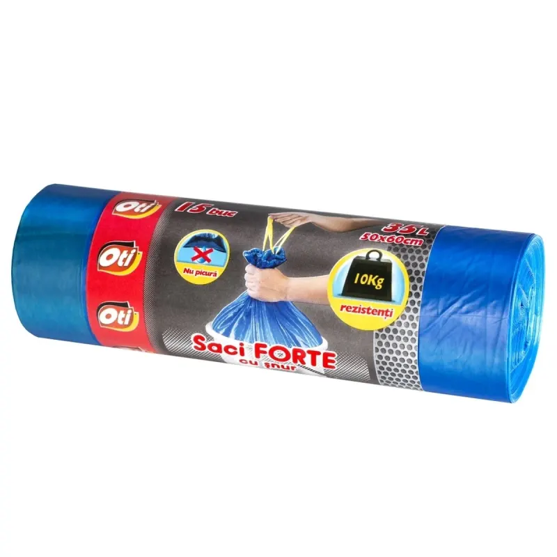 Oti Saci Menajeri Forte cu Snur 35 L