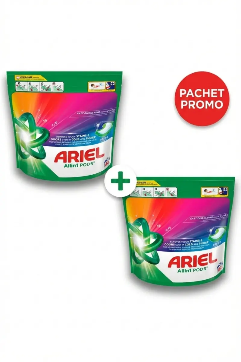 All in One PODS Color capsule laundry detergent, 2x65 capsules