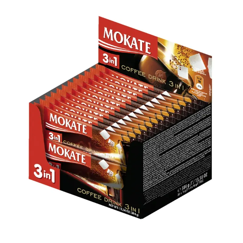 MOKATE Cafea Instant 3in1 24 x 17 g