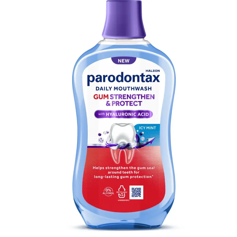 parodontax Apa Gura Icy Mint 500 ml