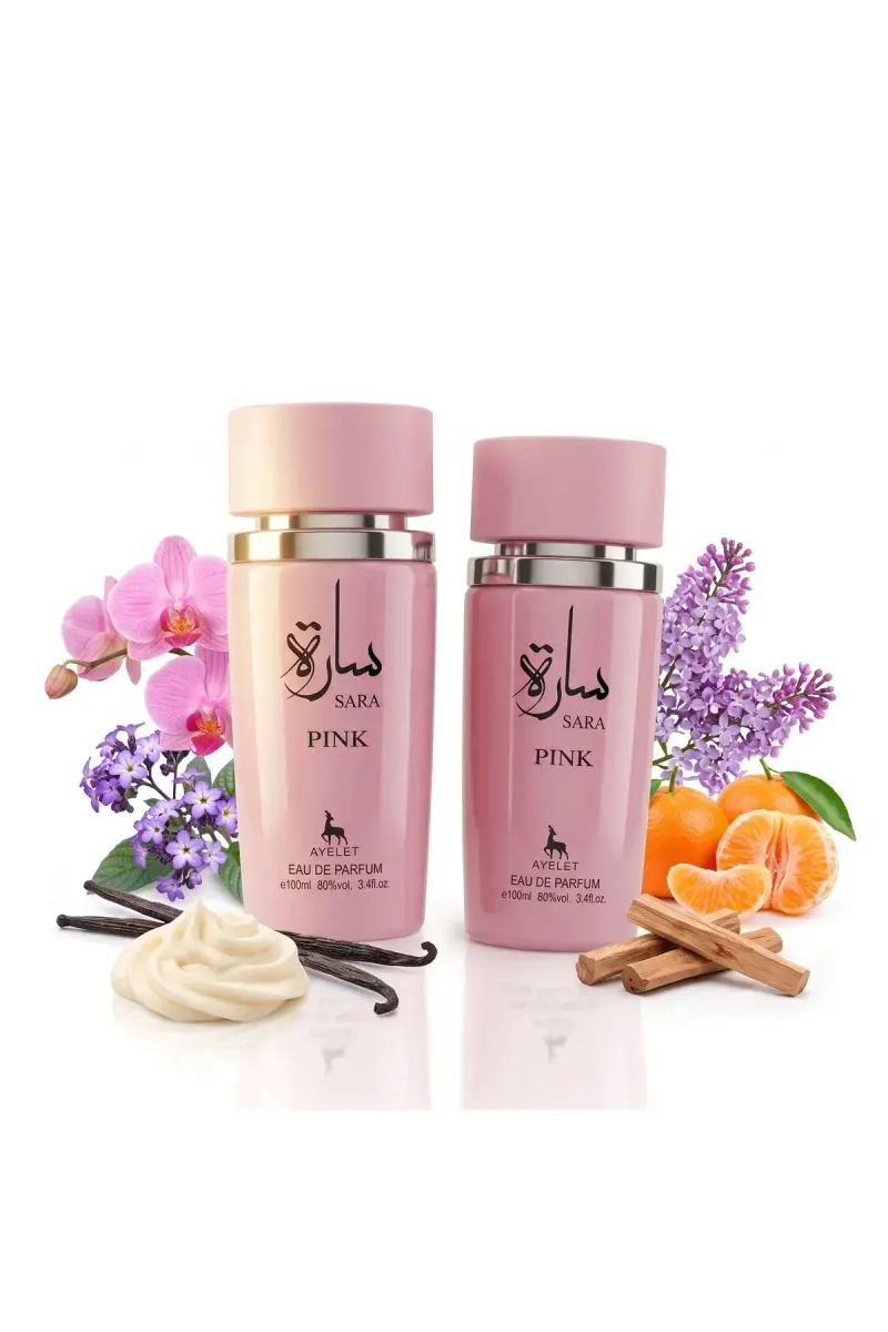 Set of 2 Oriental Perfumes for Women - Sara Pink 100ML - EDP