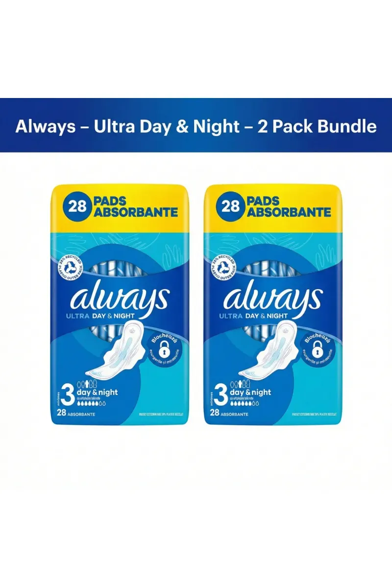 Absorbents Ultra Night Quattro, 28 pcs x 2