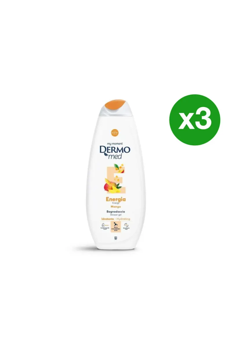 Shower Gel energy bath Mango 650 ml x 3