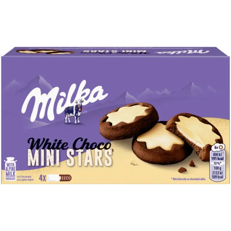 milka Biscuiti Mini Stars 150 g