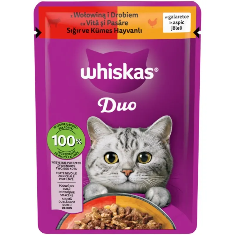 whiskas Plic Vita & Pasare in Aspic 85 g