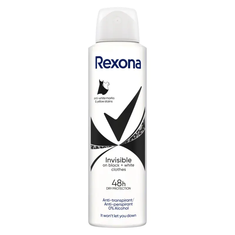 Rexona Deodorant Spray Black & White/ Clear 150 ml